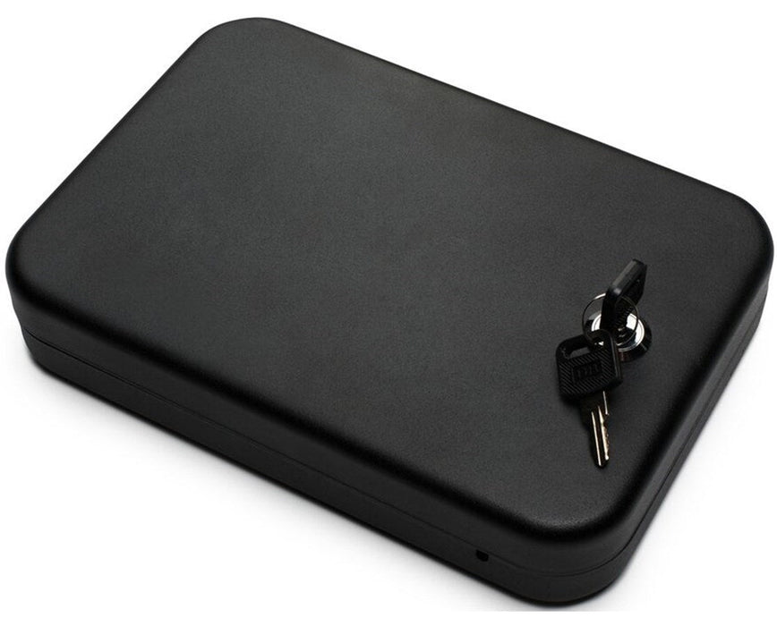 Portable On-the-Go Pistol Safe with Key Lock