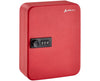 30 Keys Secure Key Cabinet w/ Combination Lock, Red