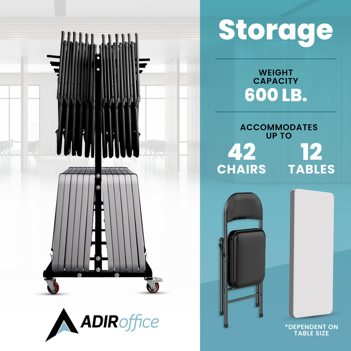 Chair & Table Combo Cart