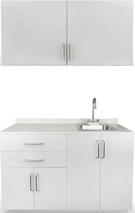 Wall & Base Cabinet Package. 72"W w/ Right Sink
