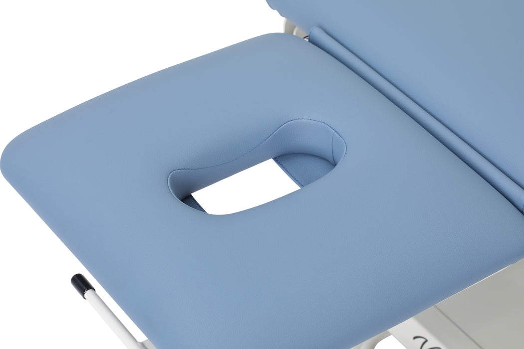 Power Hi-Lo Exam Table w/ Open Base, Adjustable Back, Drop Section, Casters & Antimicrobial Upholstery [Stirrups & Paper Dispenser Option]