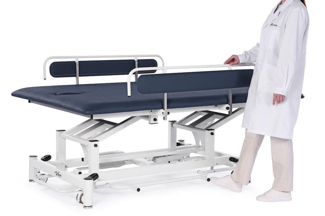 Power Hi-Lo Rehab Therapy Table w/ Flat Top & Antimicrobial Upholstery