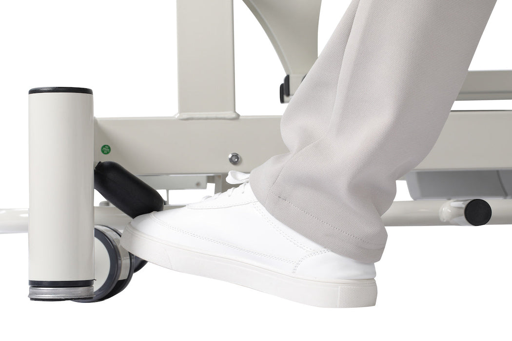 Bariatric Power Hi-Lo Table w/ Flat Top, Side Rails w/ Casters & Antimicrobial Upholstery for Physical Therapy