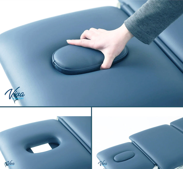 Bariatric Power Hi-Lo Table w/ Flat Top, Side Rails w/ Casters & Antimicrobial Upholstery for Physical Therapy