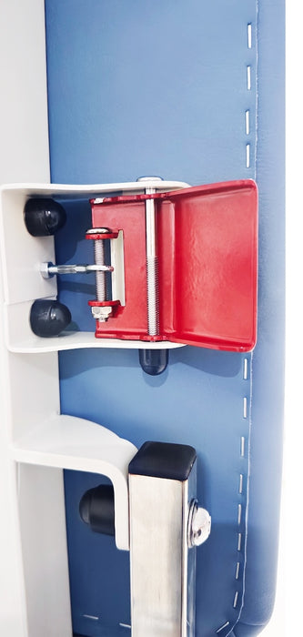 Power Hi-Lo Tilt Table w/ Adjustable Back, Footrest w/ Casters & Antimicrobial Upholstery for Physical Therapy