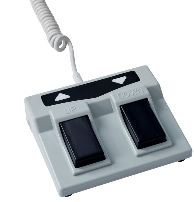 XRO Power Hi-Lo Exam Table. Open Base w/ Adjustable Back & Antimicrobial Upholstery