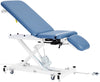XRO Power Hi-Lo Exam Table. Open Base w/ 3-Section Top & Stirrups (Adjustable Back, Leg-Rest Drop Section & Antimicrobial Upholstery) Midnight Express