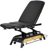 Atlas Power Hi-Lo Treatment Table, Open Base w/ Adjustable Back, Drop Section, Casters & Antimicrobial Upholstery