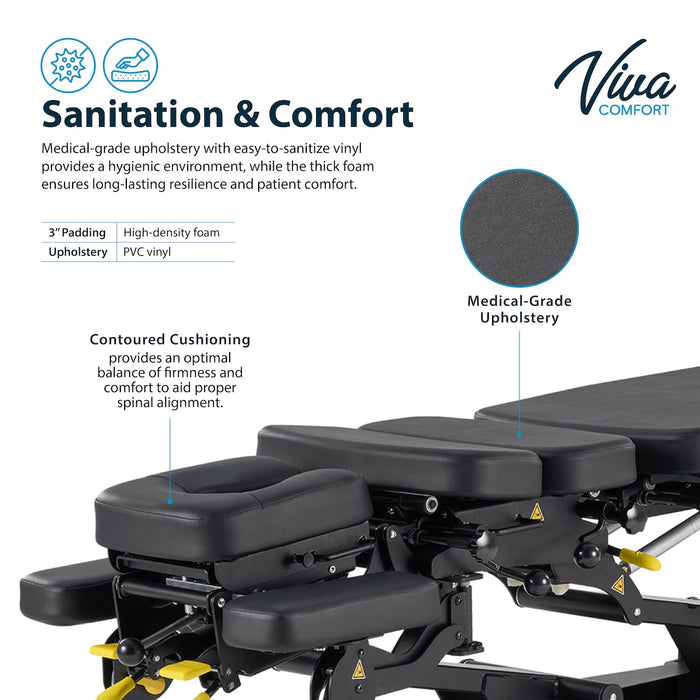 SpineAxis 7-Section Power Traction / Flexion Chiropractic Table