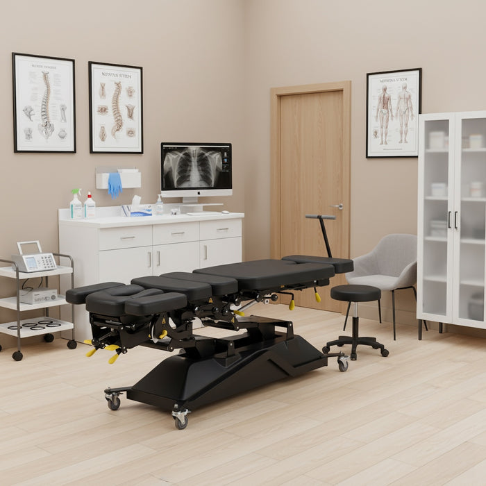 SpineAxis 7-Section Power Traction / Flexion Chiropractic Table