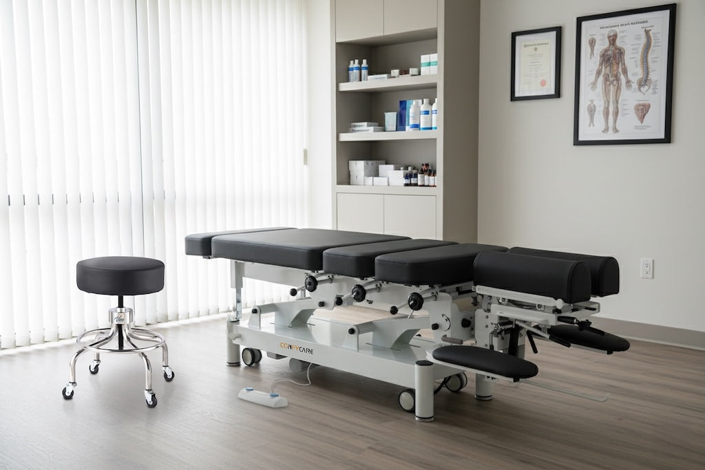 SpineNova 7-Section Power Traction / Flexion Chiropractic Table