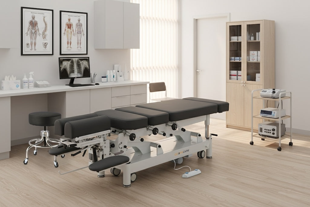 SpineNova 7-Section Power Traction / Flexion Chiropractic Table