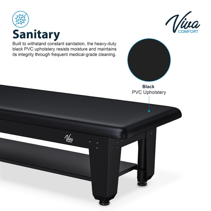 CareLift Bariatric Power Hi-Lo Table w/ Shelf. 72" x 30" (Antimicrobial Upholstery) for Physical Therapy
