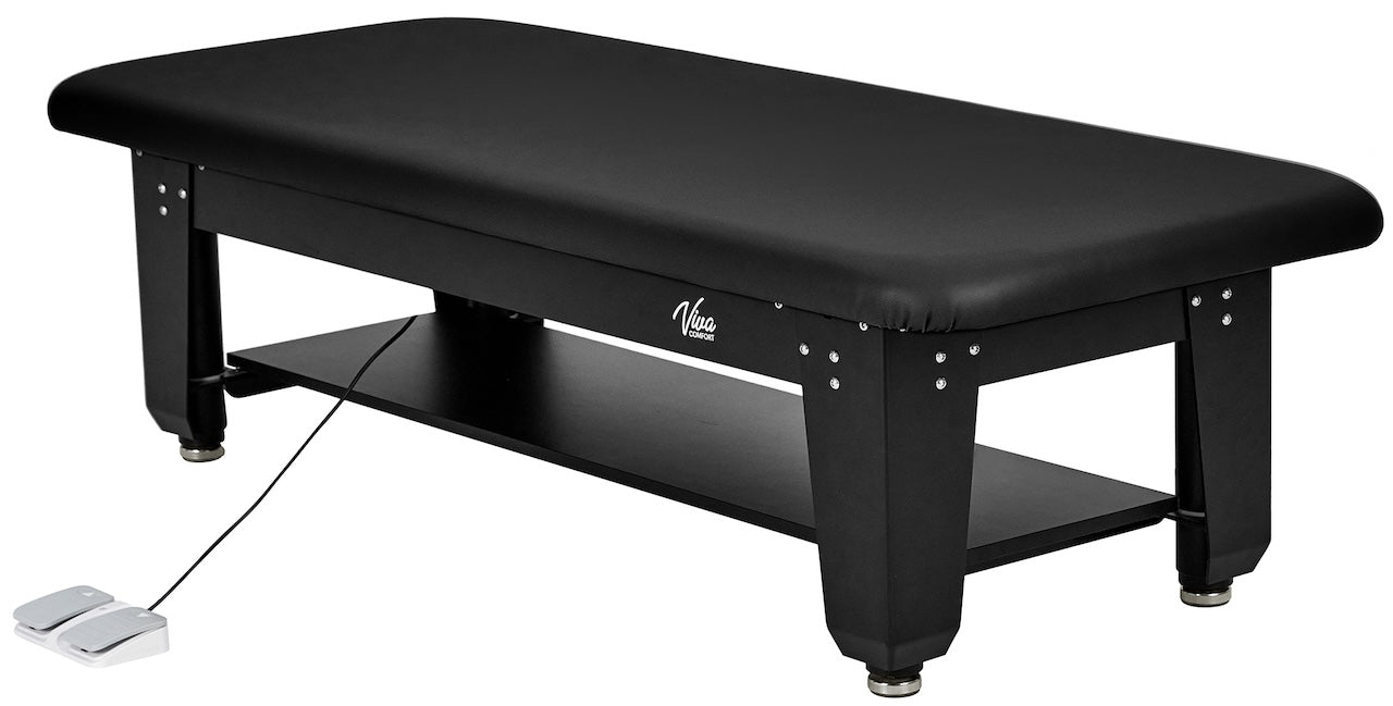 CareLift Bariatric Power Hi-Lo Table w/ Shelf. 72" x 30" (Antimicrobial Upholstery) for Physical Therapy