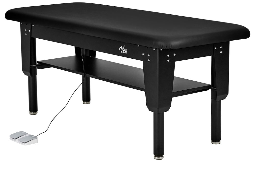 CareLift Bariatric Power Hi-Lo Table w/ Shelf. 72" x 30" (Antimicrobial Upholstery) for Physical Therapy