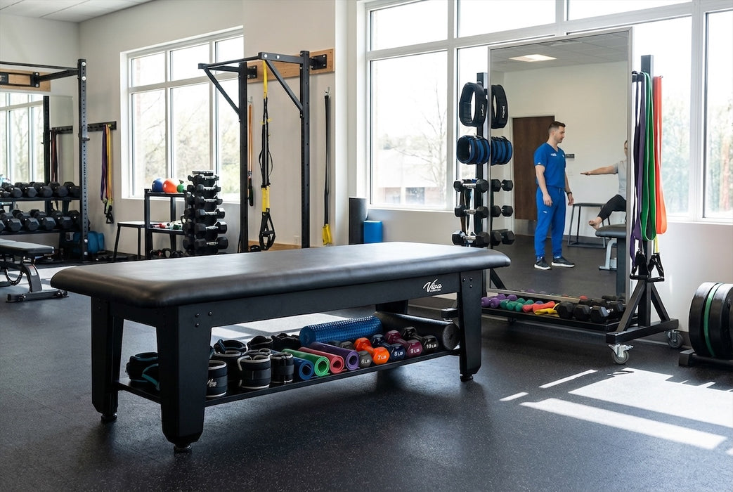 CareLift Bariatric Power Hi-Lo Table w/ Shelf. 72" x 30" (Antimicrobial Upholstery) for Physical Therapy