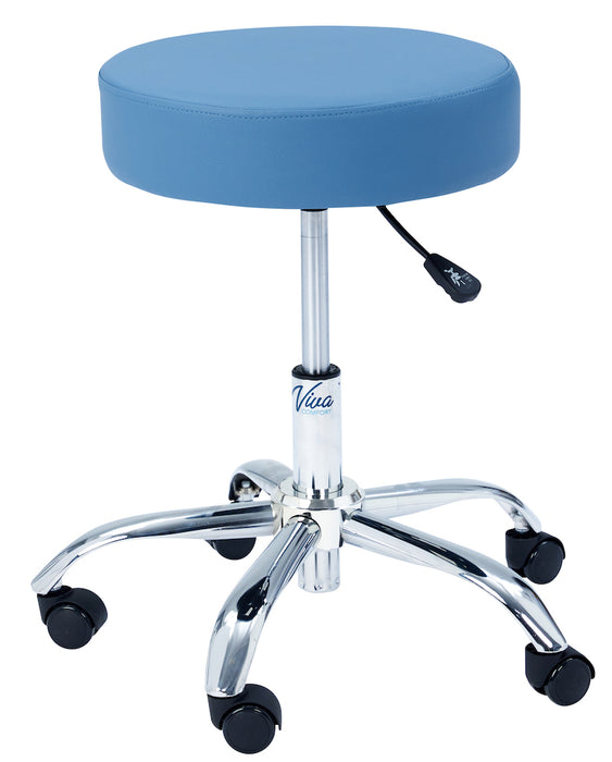 Pneumatic Height Adjustable Exam Stool w/ Backrest Option