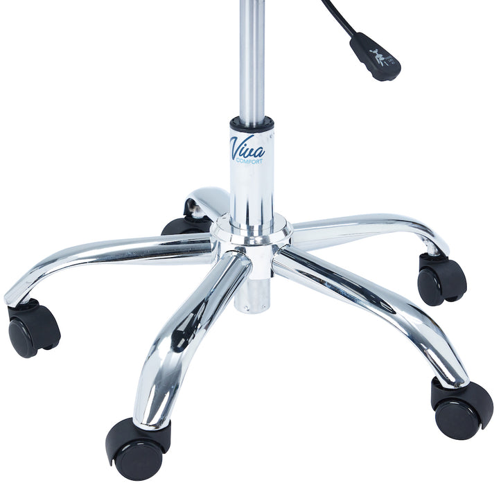 Pneumatic Height Adjustable Exam Stool w/ Backrest Option