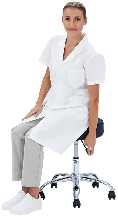 Pneumatic Height Adjustable Exam Stool w/ Backrest Option