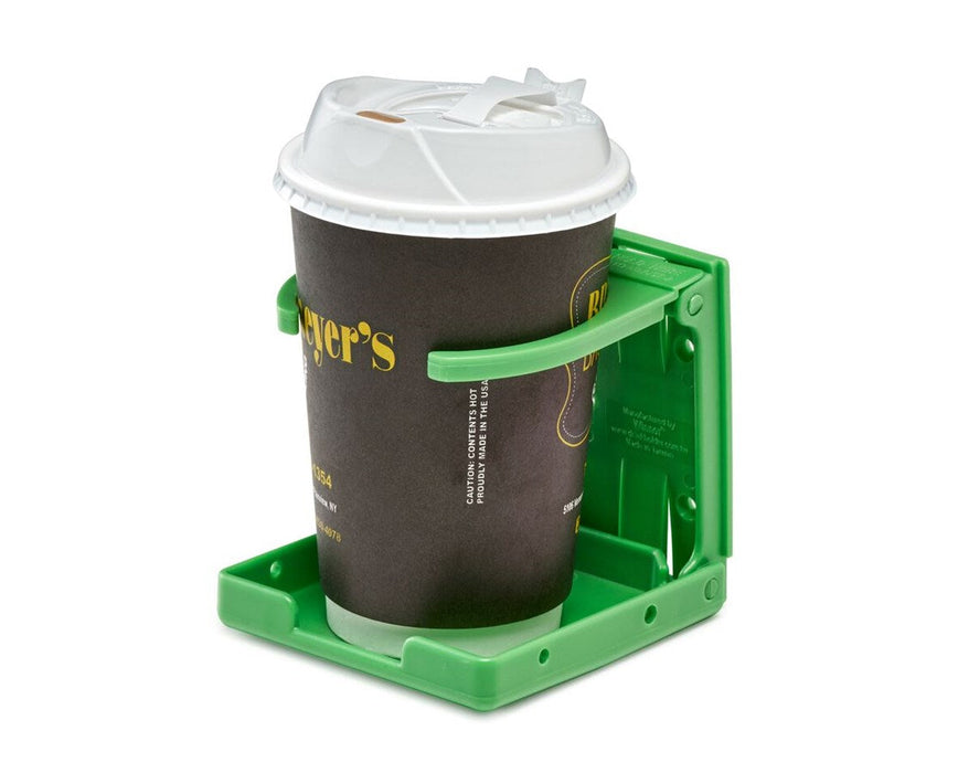 Adjustable Foldable Cup Holder Green