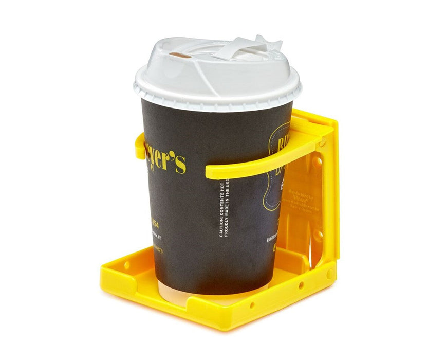 Adjustable Foldable Cup Holder Yellow