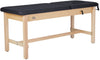 Aristo H-Brace Treatment Table w/ Adjustable Back & Removable Face-Cushion [Black Antimicrobial Upholstery]