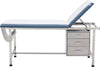Treatment Table w/ Adjustable Back, Drawers & Paper Dispenser [Blue Upholstery]