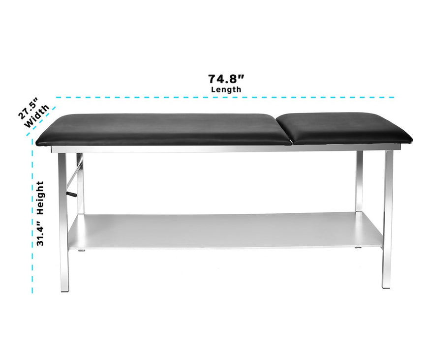 Treatment Table w/ Shelf & Adjustable Back
