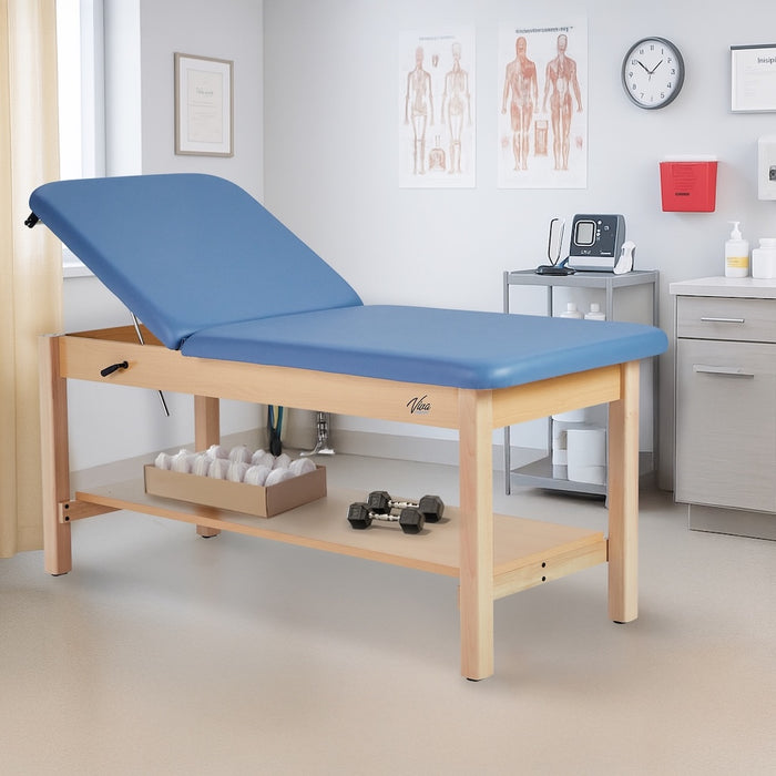 Aristo H-Brace Treatment Table w/ Shelf & Adjustable Back