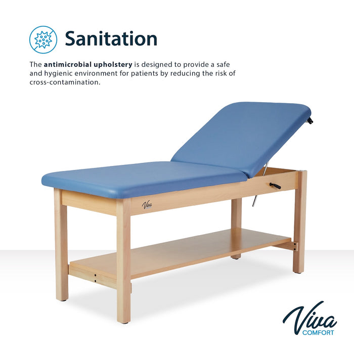 Aristo H-Brace Treatment Table w/ Shelf & Adjustable Back