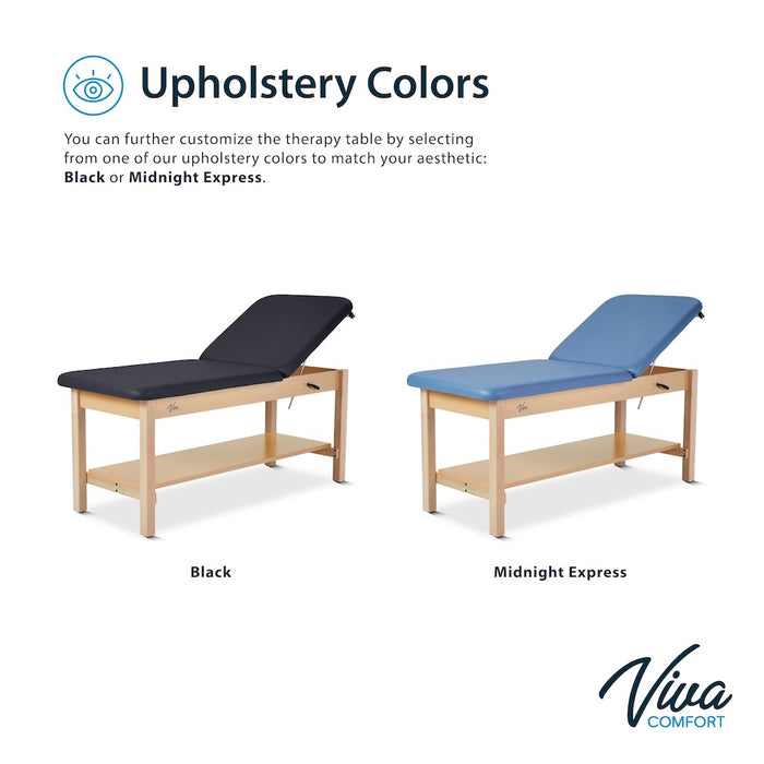 Aristo H-Brace Treatment Table w/ Shelf & Adjustable Back
