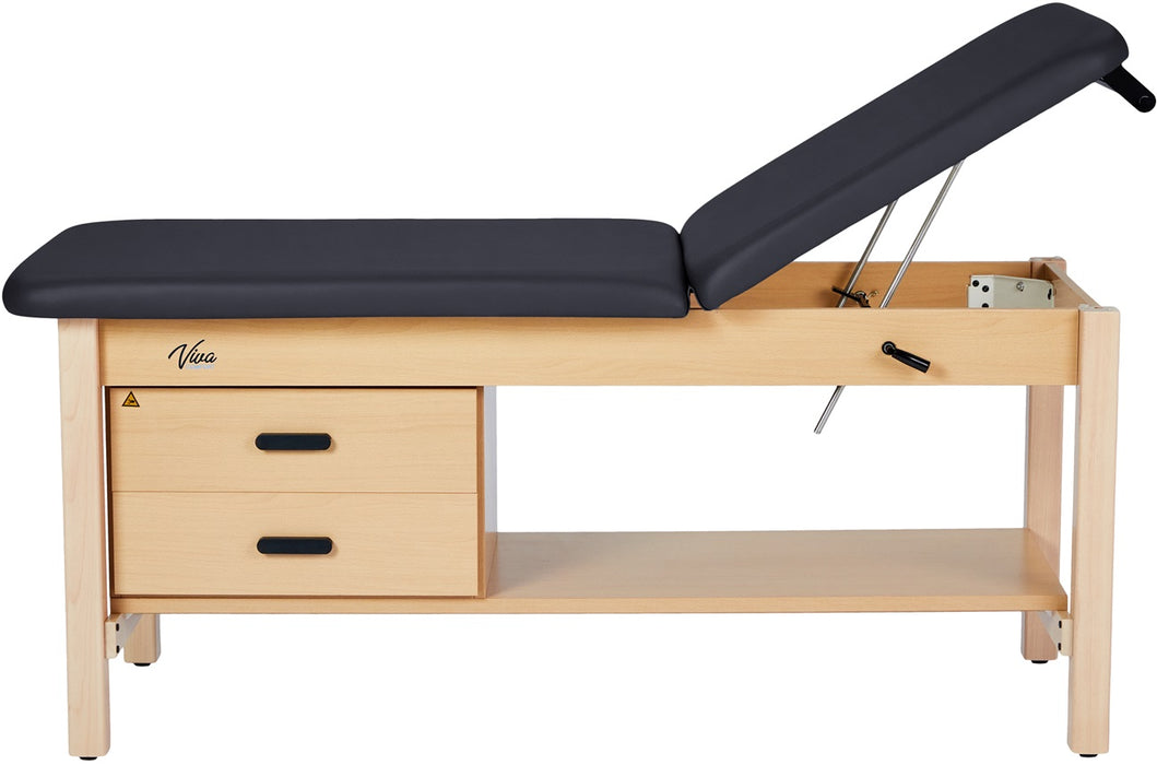 Aristo H-Brace Treatment Table w/ Shelf & Adjustable Back