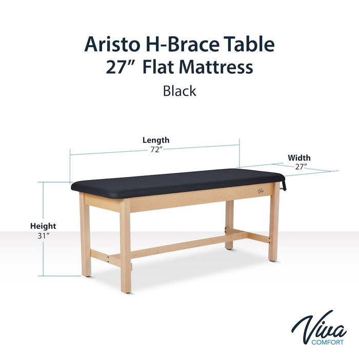 Aristo H-Brace Treatment Table. Flat Top