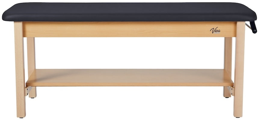 Aristo H-Brace Treatment Table. Flat Top w/ Shelf