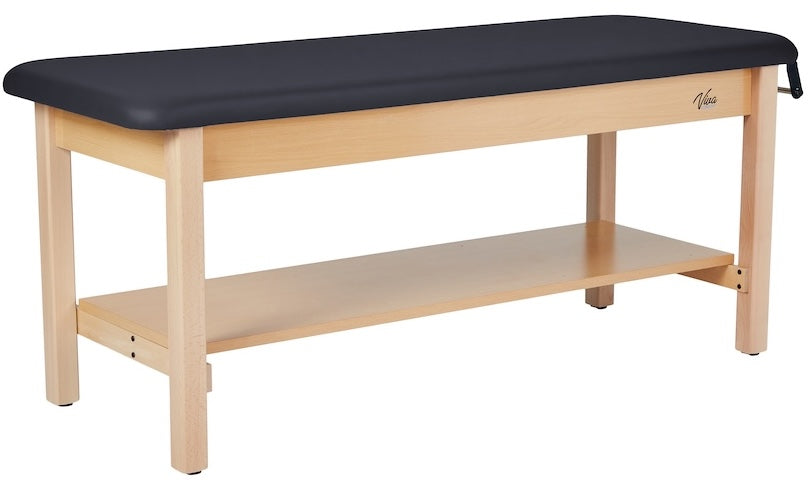 Aristo H-Brace Treatment Table. Flat Top w/ Shelf