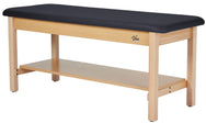 Aristo H-Brace Treatment Table. Flat Top w/ Shelf