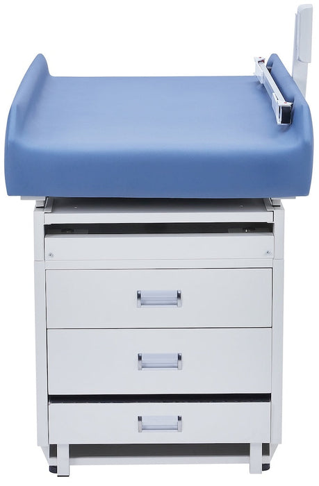 Grande Pediatric Cabinet Treatment Scale Table w/ 2 Doors & 2 Drawers. Antimicrobial Upholstery