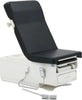 450lbs Capacity Pointe Power Hi-Lo Exam Table. Shrouded Base w/ Adjustable Back & Stirrups [Black Antimicrobial Upholstery]