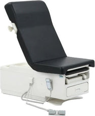 Pointe Power Hi-Lo Exam Table. Shrouded Base w/ Adjustable Back & Stirrups - ADA compliant (Antimicrobial Upholstery)