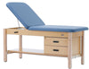 Aristo H-Brace Treatment Table w/ Adjustable Back, Shelf, Drawers & Antimicrobial Upholstery