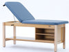 Aristo H-Brace Treatment Table w/ Adjustable Back & Shelves [Blue Antimicrobial Upholstery]