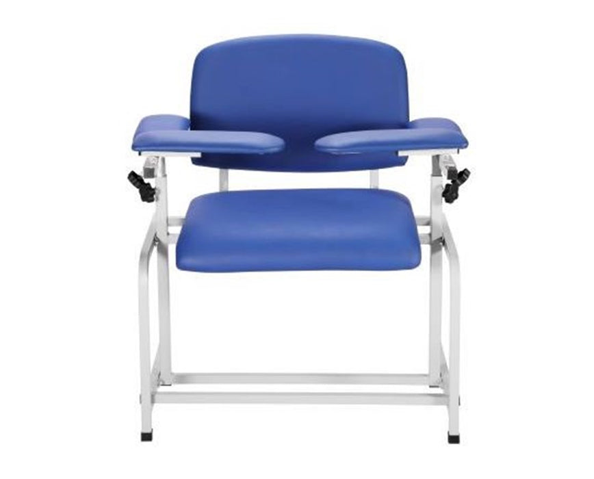Bariatric Padded Blood Drawing Chair, Blue