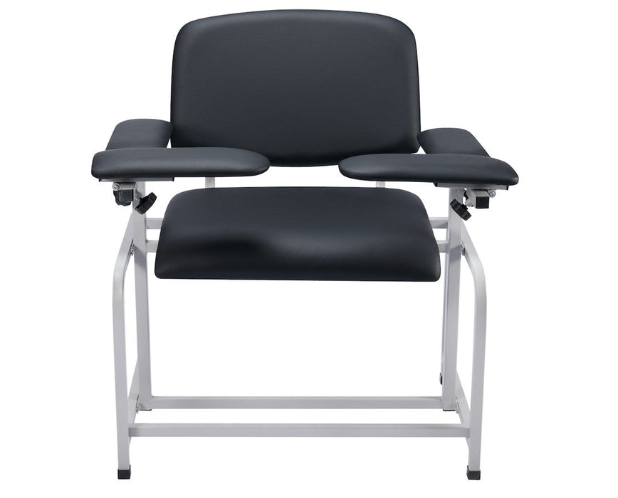 Bariatric Padded Blood Drawing Chair [Black Upholstery]