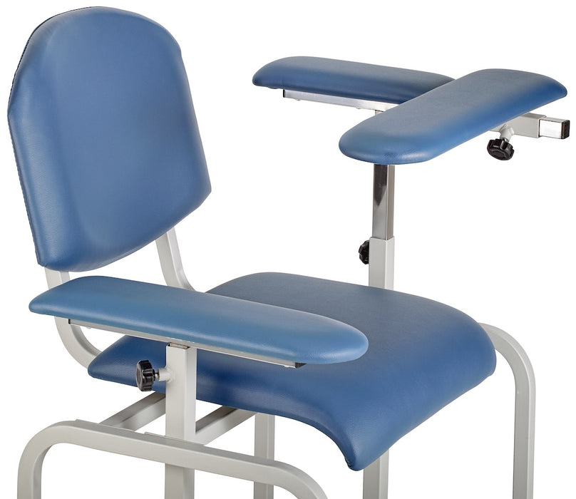 Padded Blood Drawing Chair - Blue
