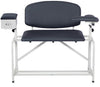 Bariatric Extra Tall & Extra Wide Blood Drawing Chair w/ Drawers. Black