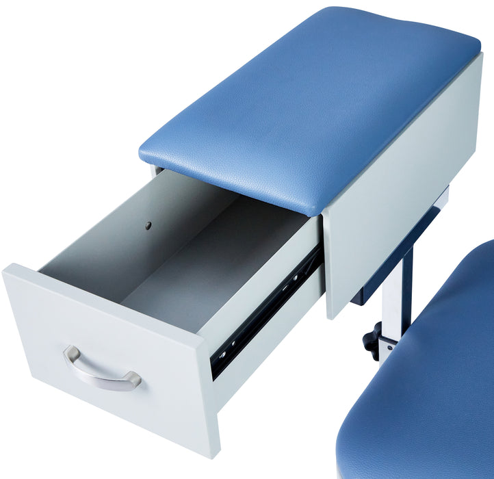 Drawer for Padded Blood Drawing Chair. Blue