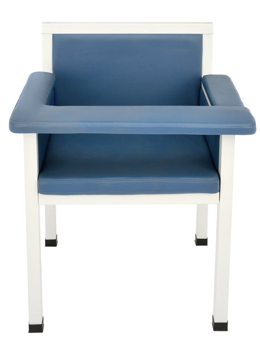 Luxe Upholstered Blood Drawing Chair - Blue