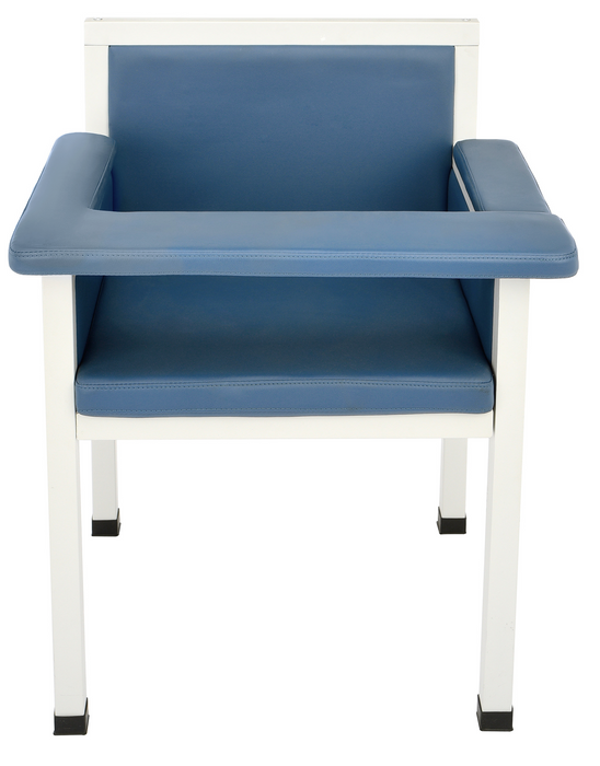 Luxe Upholstered Blood Drawing Chair - Blue