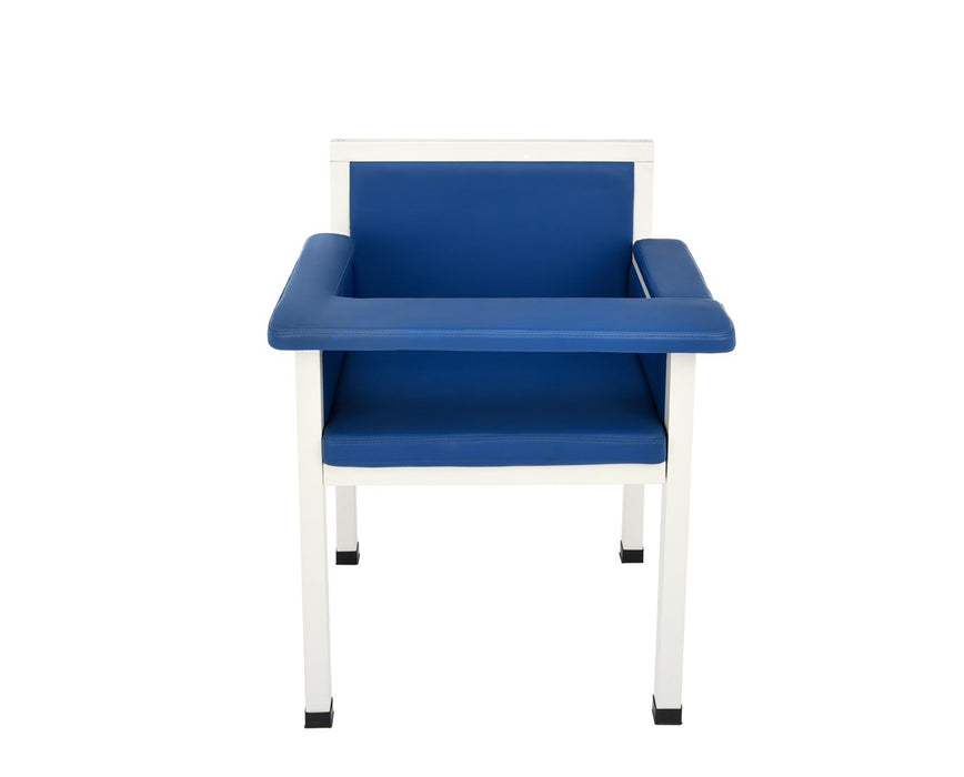 Luxe Upholstered Blood Drawing Chair - Blue