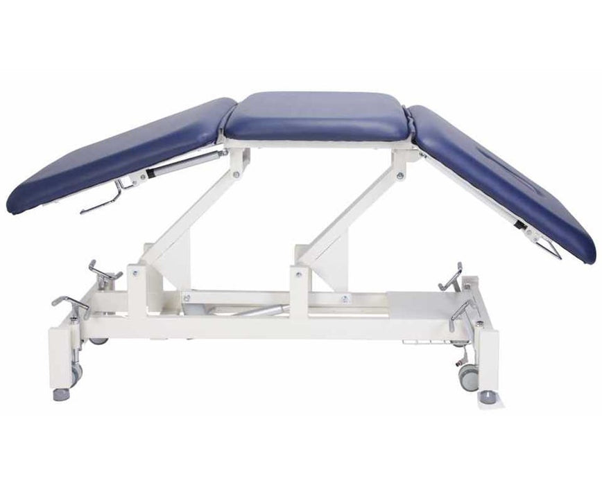 Trio Power Hi-Lo Rehab Therapy Table w/ Adjustable Back & 3 Section Top